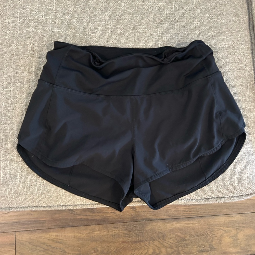 Lululemon Athletica Black Athletic Shorts Lightweight Performance